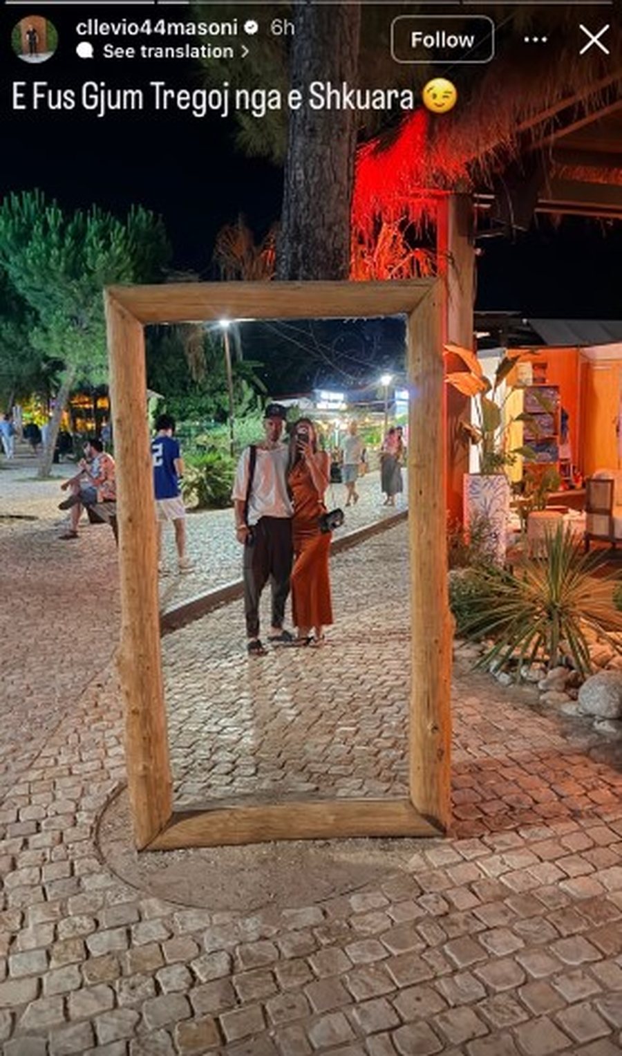 Pushime, dashuri dhe sukses, Kleviol Ahmeti poston FOTO n&euml; krah&euml;