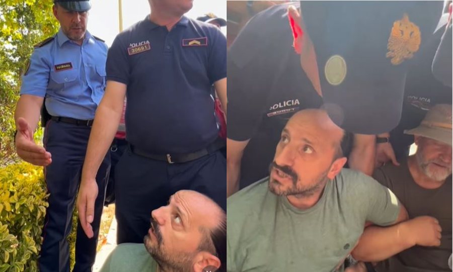 Tensione n&euml; protest&euml;n para Kuvendit, Dritan Goxhaj ulet n&euml;