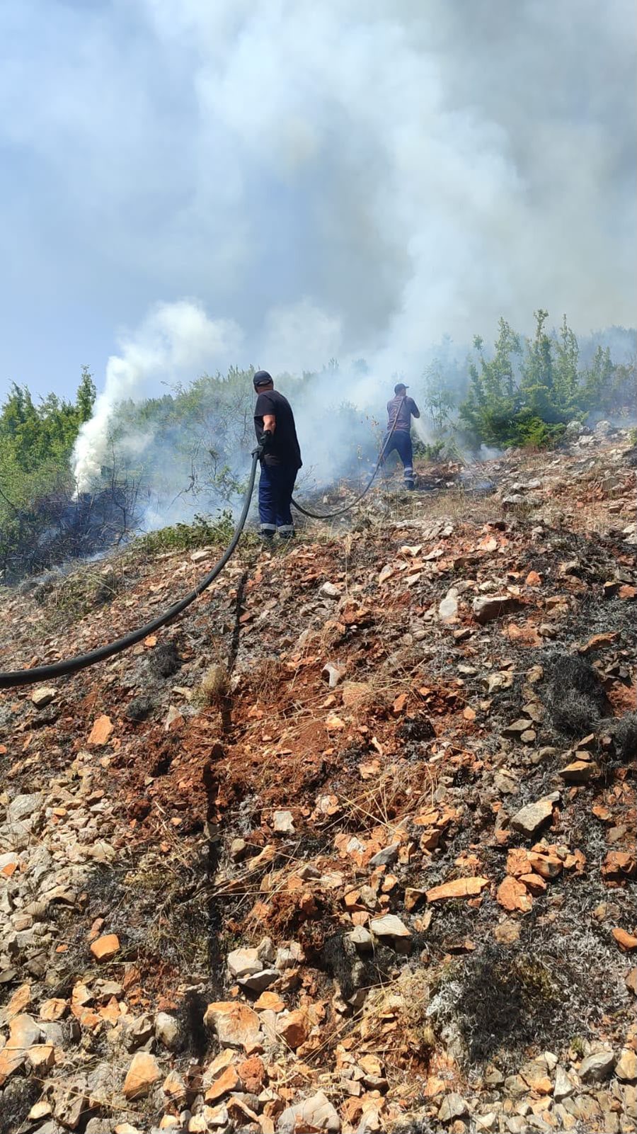 Zjarri i madh n&euml; Qaf&euml; Than&euml;, shkrumbohet nj&euml; sip&euml;rfaqe