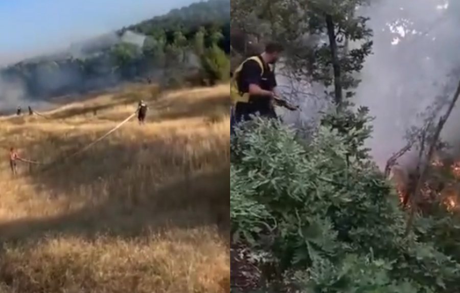 Dy vatra zjarri &ldquo;k&euml;rc&euml;nuan&rdquo; banesat n&euml; Prrenjas,