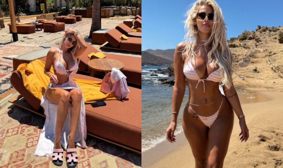 Me bikini dhe n&euml; super form&euml;, Luana Vjollca &ldquo;pushton&rdquo;