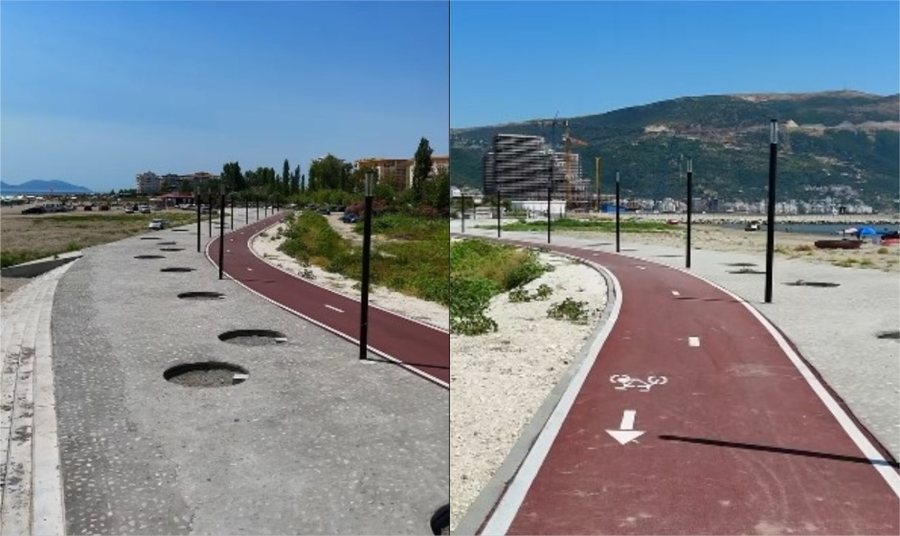 Rama publikon pamje nga Lungomare 4: Punimet n&euml; Plazhin e Vjet&euml;r
