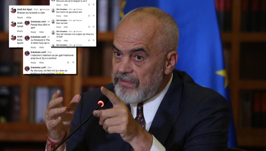 &ldquo;90% jan&euml; fallco!&rdquo; Rama poston KOMENTET e