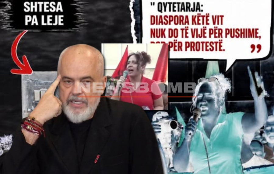 Fill me nisjen e protest&euml;s Rama publikon FOTOT: Shkel&euml;sja e ligjit,