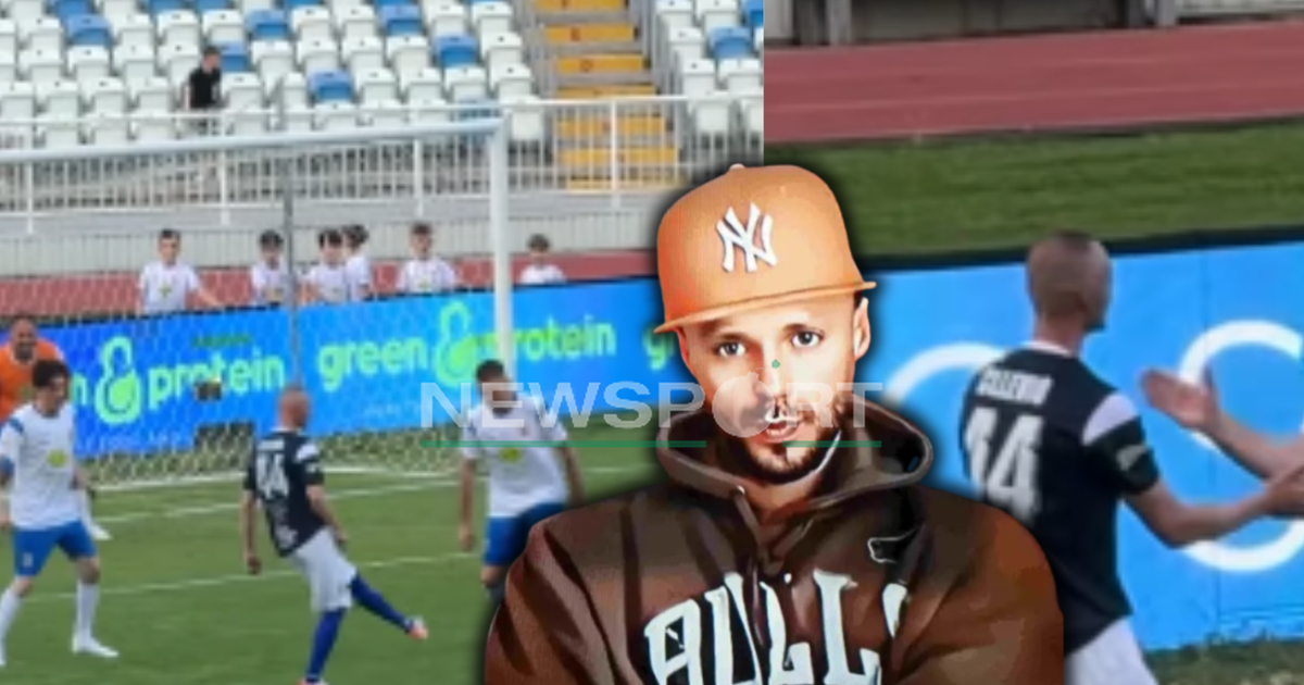 VIDEO  Cllevio  harron  muzikën dhe TikTok un  reperi i njohur  mahnit  Kosovën edhe në futboll