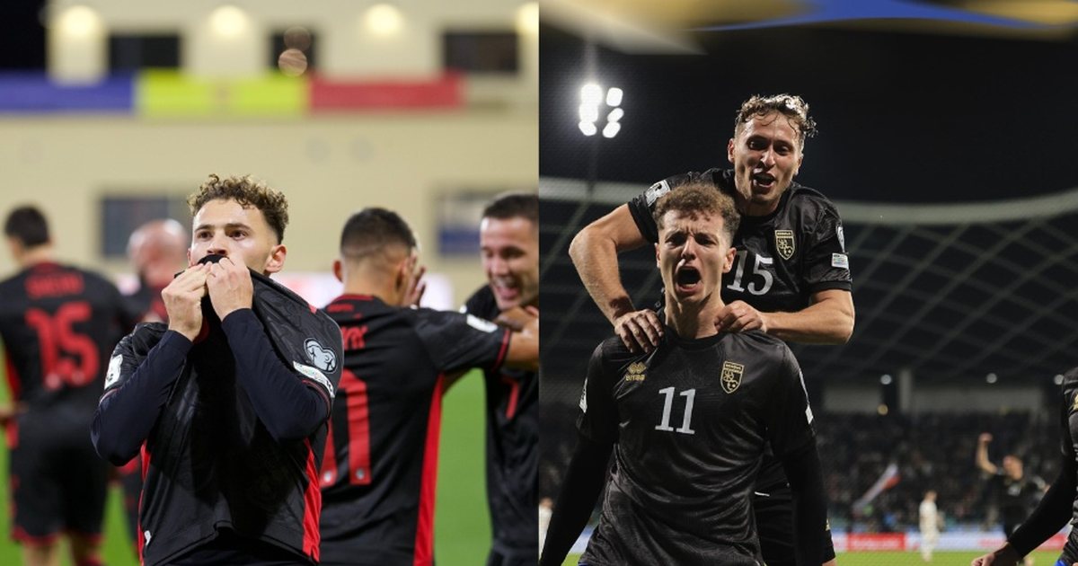 DREJT ËNDRRËS AMERIKANE  Shqiptarët  kryqëzojnë gishtat  para shortit të  Play Off   Shqipëria dhe Kosova  sy e veshë  nga Nyoni