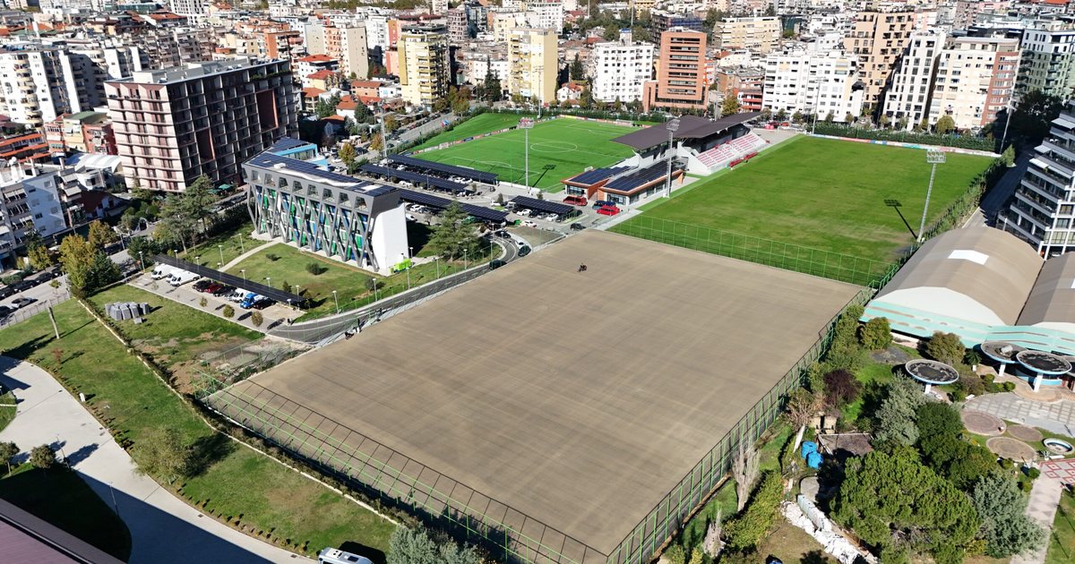 Tirana me një tjetër fushë futbolli  punimet janë në fazën finale