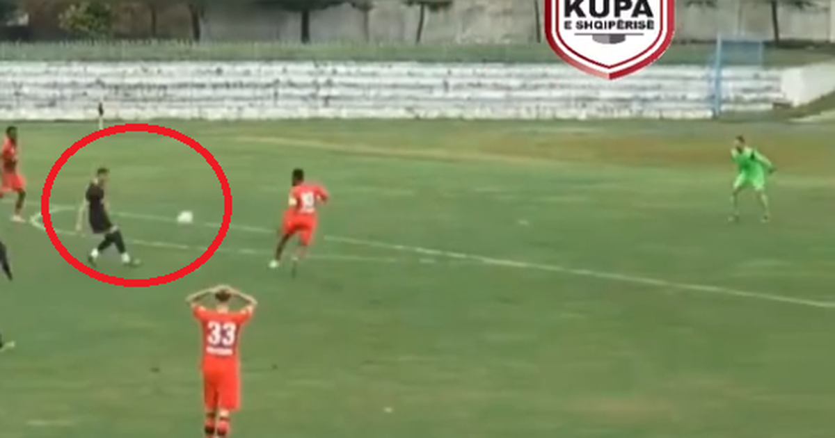 REKORD për futbollin shqiptar   Vetëm 5 sekonda mjaftojnë për sulmuesin e Burrelit   shkund  PAPRITUR rrjetën kundërshtare  VIDEO 