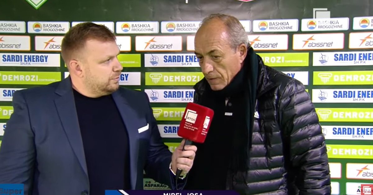  Golat e parë erdhën nga gabimet tona   Mirel Josa  Kartoni i kuq nga nxorri nga loja  humbja shqetëson