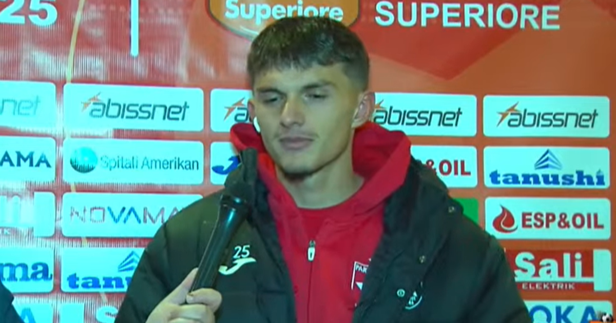 Shënoi golin e dytë me Partizanin  Rrok Toma  Falënderoj Edi Martinin 