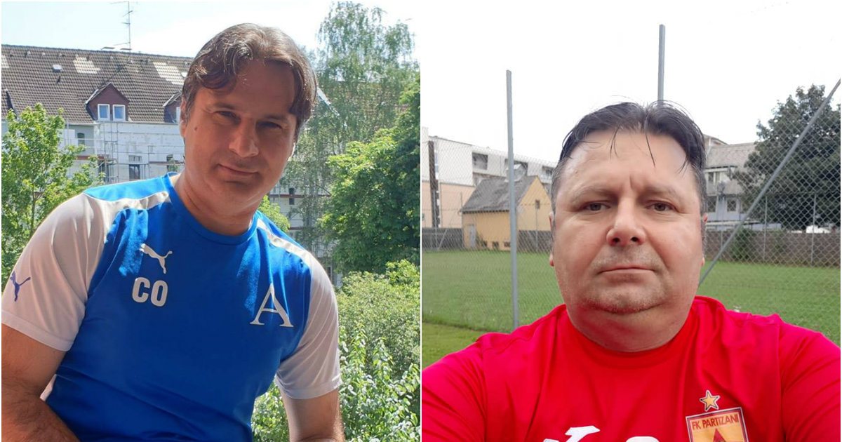 FOTO  7 ditë para duelit Tirana   Partizani  dy ish ët e kuq bëhet bashkë para derbit