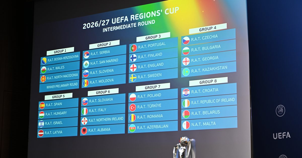 UEFA  Regions  Cup  2026 27  Kombëtarja shqiptare mëson kundërshtarët  ndeshjet do të luhen në Shqipëri