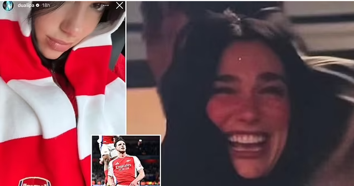 Fanse  besnike  e Arsenal  Dua Lipa shijon nga afër sfidën e sotme kundër Aston Villa s