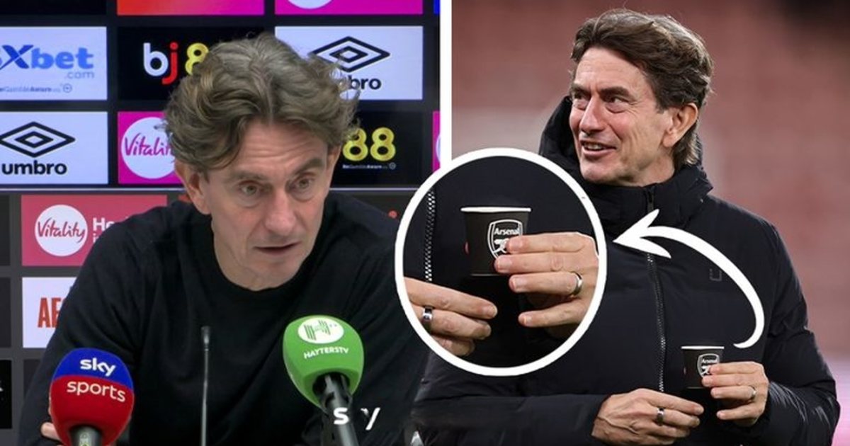 Gota me logon e Arsenal krijon  zhurmë   trajneri i Tottenham justifikohet pas sulmeve nga tifozët  Nuk ishte e qëllimshme 