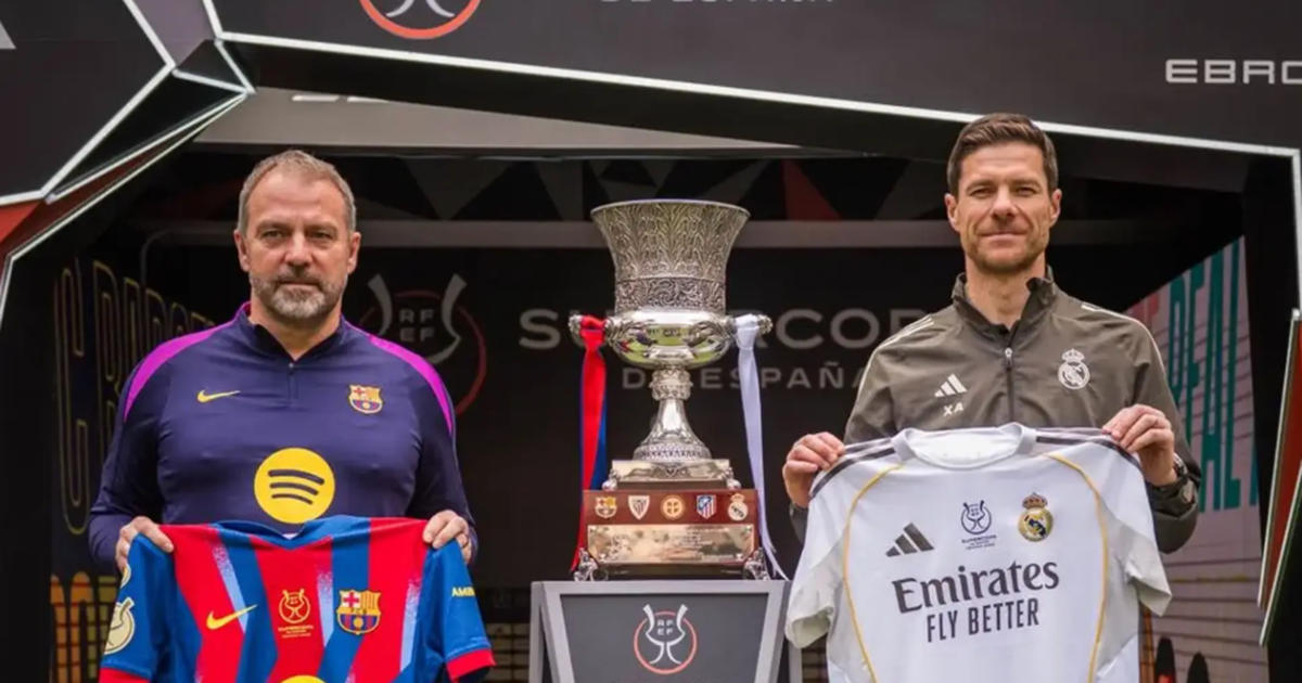 Superkupa e Spanjës  Tifozët e futbollit  sy e veshë  nga Arabia  SONTE luhet finalja Barcelona   Real Madrid