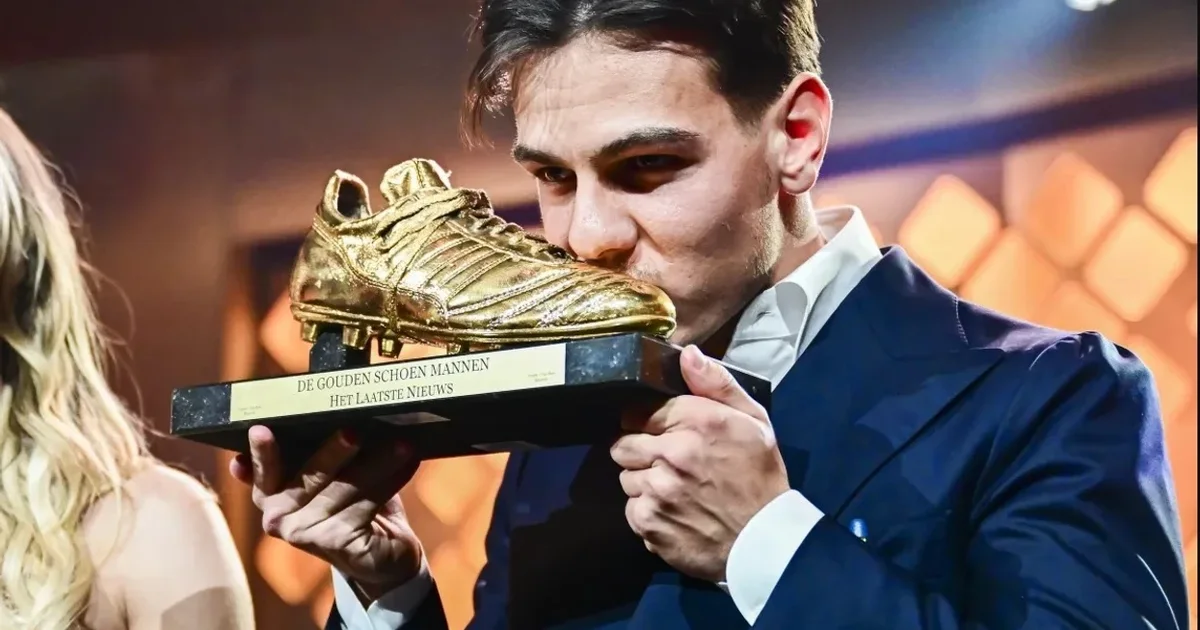  E pabesueshme   Ardon Jashari fiton  Këpucën e Artë   Belgjika është shtëpia ime e dytë  ky trofe për mua thotë shumë