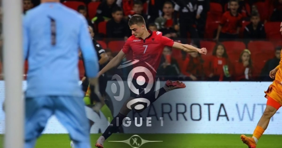 Kapiten te Shqipëria  sulmuesi kuqezi në  radarin  e klubit të Ligue 1