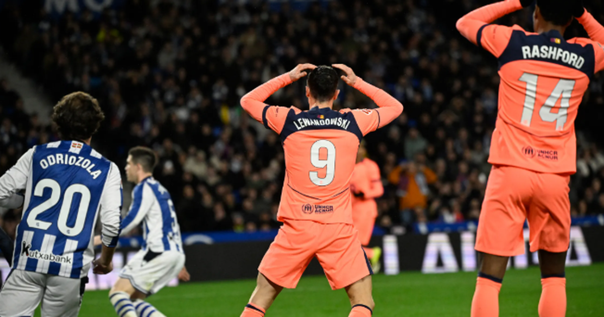 Barcelonës i  rrëshqet këmba  përballë Sociedad  Arbeloa me ekipin nisin  festën 