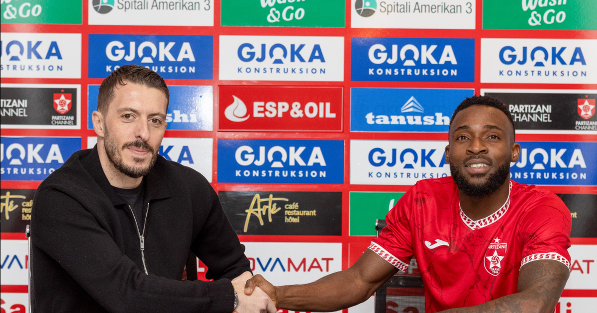 ZYRTARE  I pakënaqur te rivalët e Superiores  sulmuesi nigerian prezantohet te Partizani