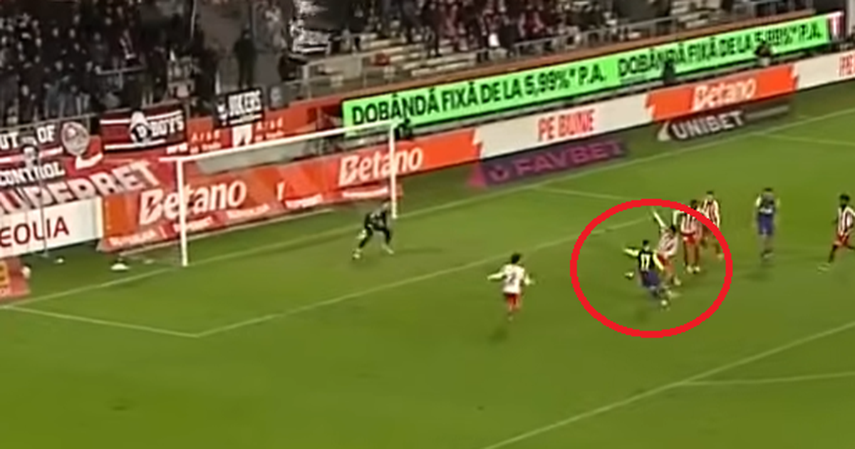 VIDEO  Aksion model dhe goditje  magjike   sulmuesi shqiptar protagonist absolut në Rumani