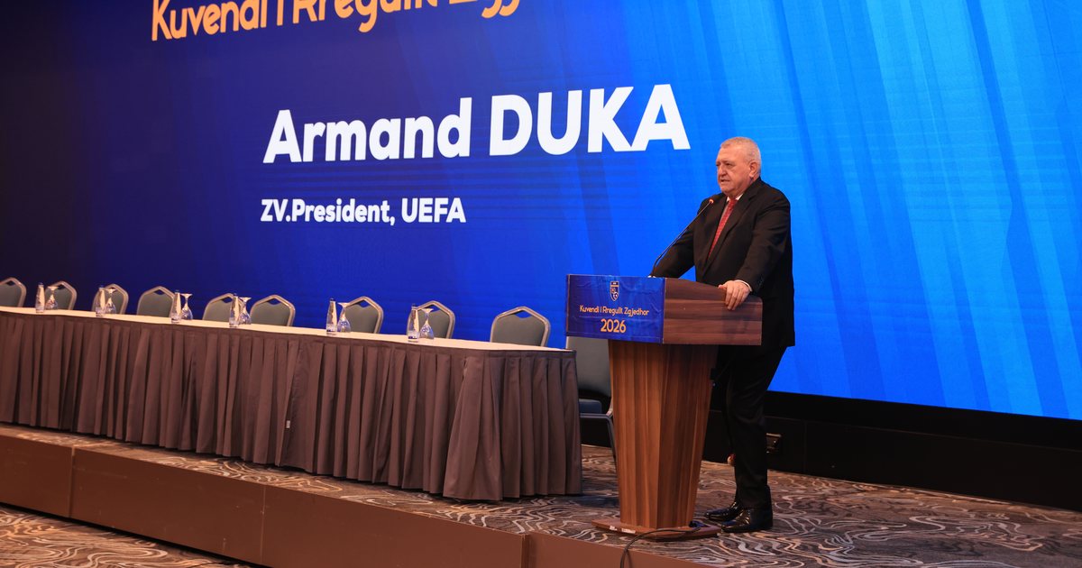 Kuvendi Zgjedhor i FFK  Presidenti Duka vlerëson progresin dhe zhvillimin e futbollit në Kosovë