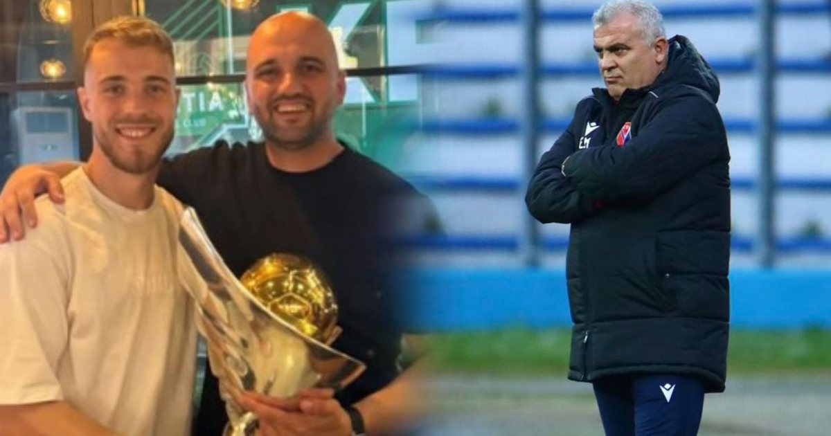 Përkrah Ildi Grudës me trofeun e kampionit  drejtori sportiv i Egnatias  sms  Edi Martinit  Koha tregon çdo vendim