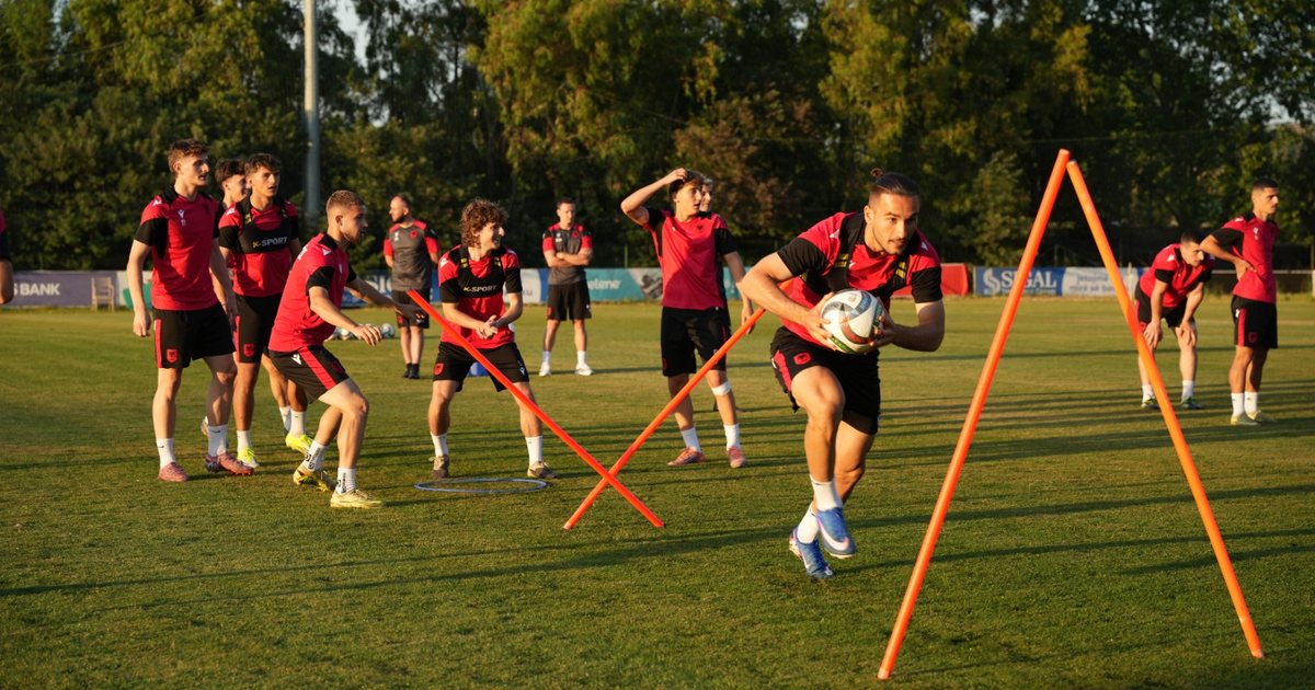 Miqësoret e qershorit ndaj Sllovenisë dhe Italisë  Kombëtarja U 21 vijon përgatitjet në Durrës