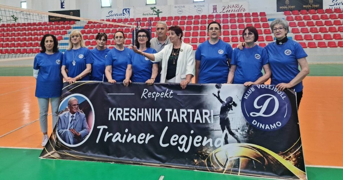 Shërbeu si  mentor  dhe u shpallën kampionë te Dinamo  ish volejbollistja mesazh të ndjerë për vdekjen e legjendës Kreshnik Tartari