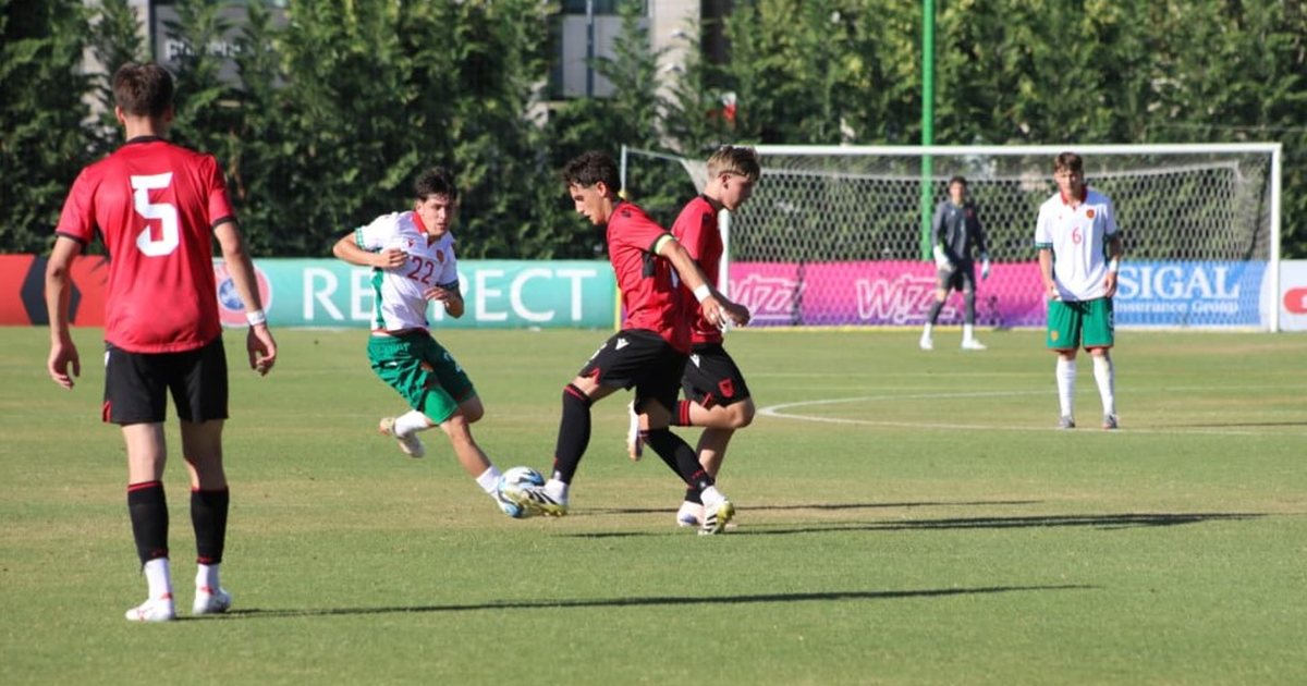 U 16  5 gola dhe shumë emocione në kryeqytet  Shqipërisë nuk i mjaftoi  magjia  e talentit Sina kundër Bullgarisë