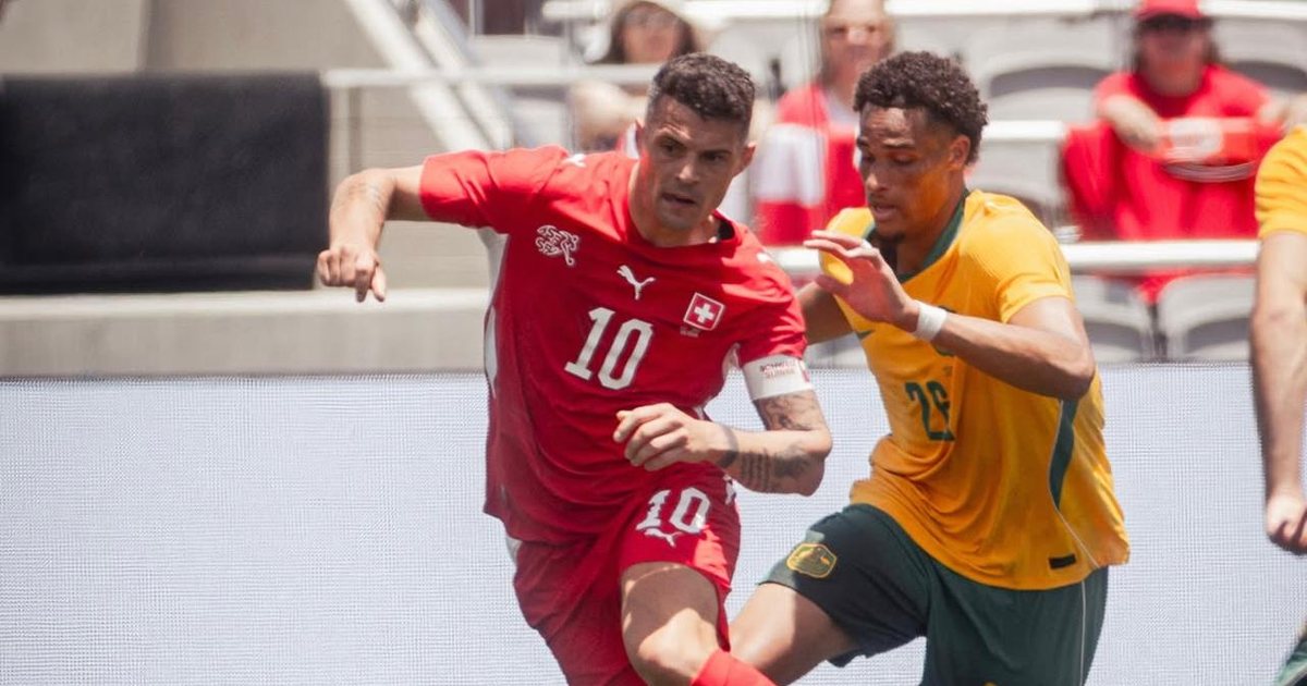 VIDEO  Granit Xhaka ndërton aksionin  vdekjeprurës   Zvicra  frenohet  nga Australia