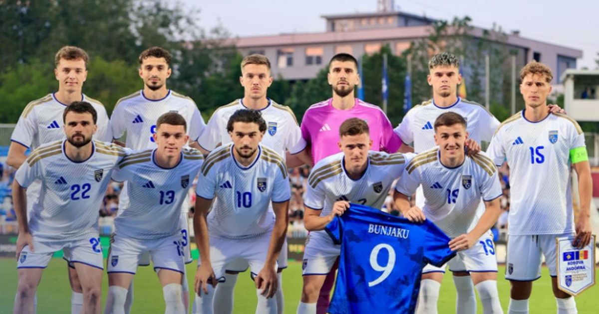 VIDEO  Kosova shkëlqen në  Fadil Vokrri  përballë Andorrës  spikat festa e veçantë e sulmuesit me fanellën e Bunjakut