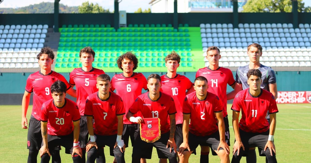 Kualifikueset e Europianit U 17  Shqipëria  rrëshqet  në raundin e dytë  kuqezinjtë mposhten nga Ukraina