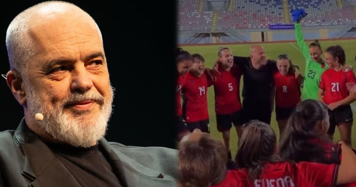 Vajzat kuqezi prekën për herë të parë play off in e Botërorit 2027  kryeministri Edi Rama ndan VIDEON  Krenari  pas 16 vitesh rrugëtim bënë historinë