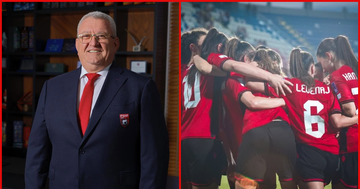  Sa bukur e shkruan historinë   presidenti Armand Duka MESAZH vajzave kuqezi pas fitores përballë Malit të Zi  Tani drejt play off it të Botërorit 
