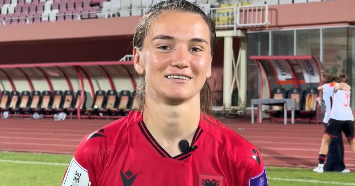  Tundi  rrjetën në momentin deciziv për Shqipërinë  Fortesa Berisha nuk ndalet me kaq  Do të kemi rezultat pozitiv edhe në Play Off  golin ia dedikoi 