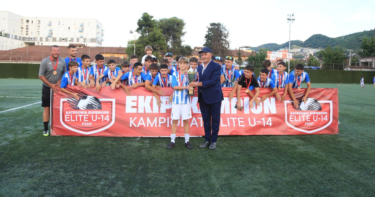 Kampionati Elitë  2 trofe për Tiranën U 13 dhe U 14  kurorëzohen kampionët e edicionit 2025 2026