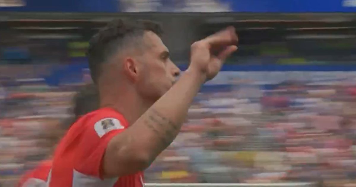 VIDEO   Manita  golash dhe  SHOW   Xhaka me shokë bëjnë për  ujë të ftohtë  kombëtaren ballkanase  Shqiptari me mesazh të  koduar  pas golit