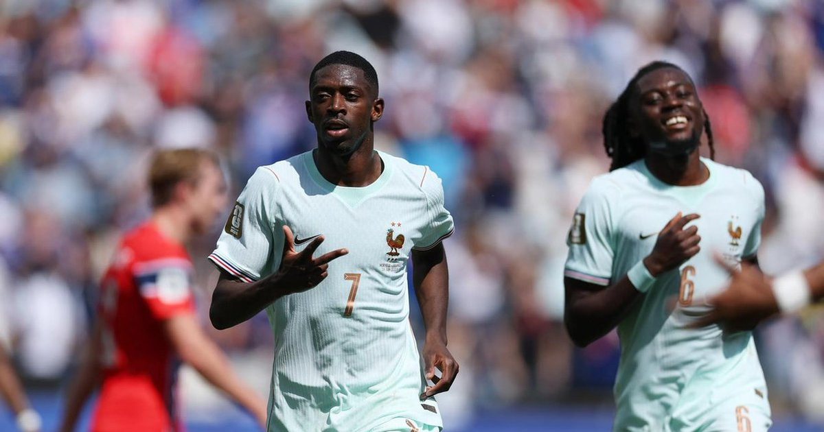 VIDEO  Ousmane Dembele i papërmbajtshëm  Franca i  falet  fituesit të Topit të Artë  mposht Norvegjinë dhe ruan kryesimin