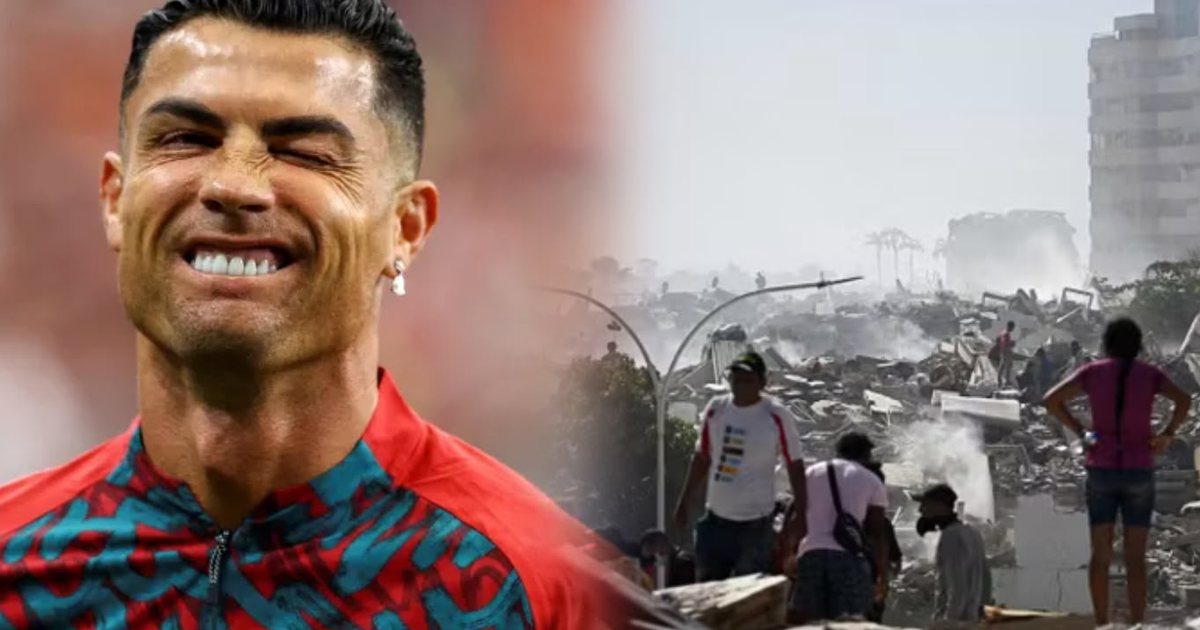 Gjest  burrash  nga Cristiano Ronaldo  sulmuesi lë në plan të dytë Botërorin për  të prekurit nga tërmeti