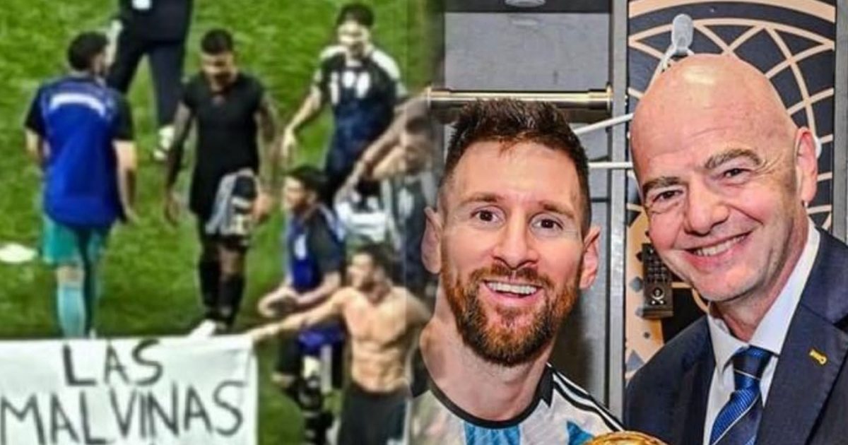 E TURPSHME  FIFA e ndalon për këdo  por jo për Argjentinën  Gianni Infantino  mbyll sytë  para veprimit të shokëve të Leo Messit  VIDEO 