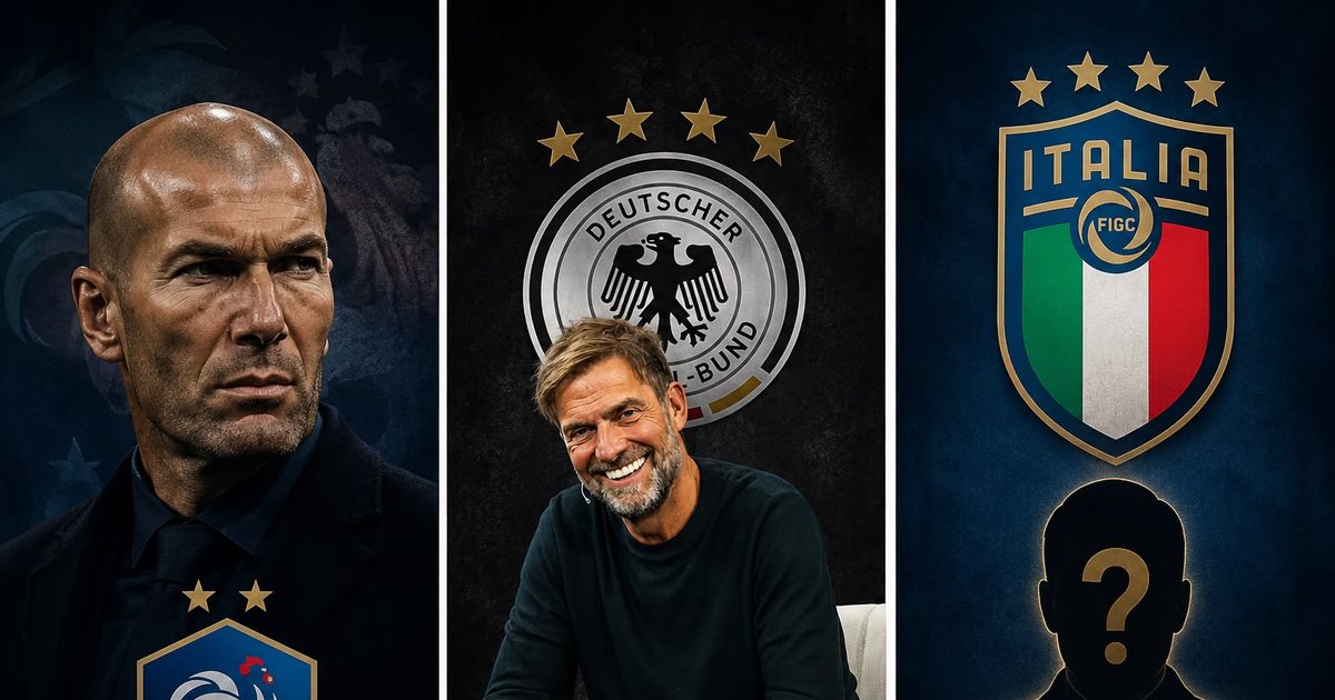 Nga  Zizou  me Francën te Gjermania e Klopp  Italia merr shembull nga rivalët  KANDIDATI 