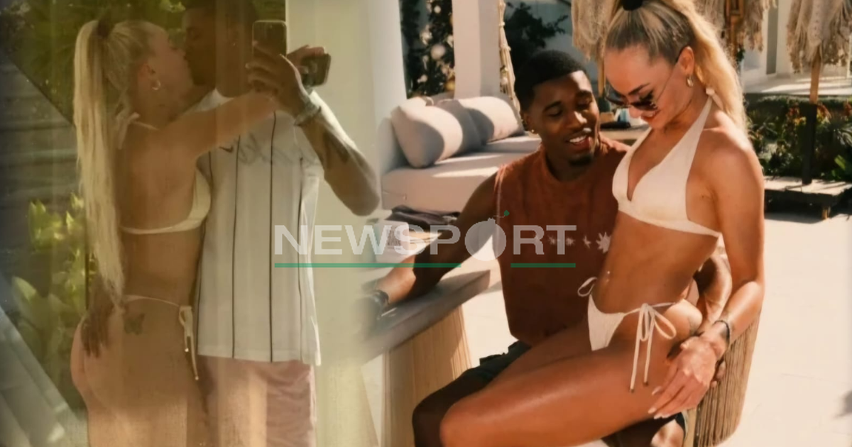 FOTO  Mes puthjesh dhe dorën te vithet   futbollistja më seksi në botë  me partner të ri