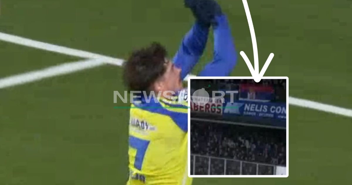 VIDEO  I lënë në  harresë  te Shqipëria  ish sulmuesi i Superligës i shënon gol gjigantëve belg dhe feston me shqiponjë para serbëve