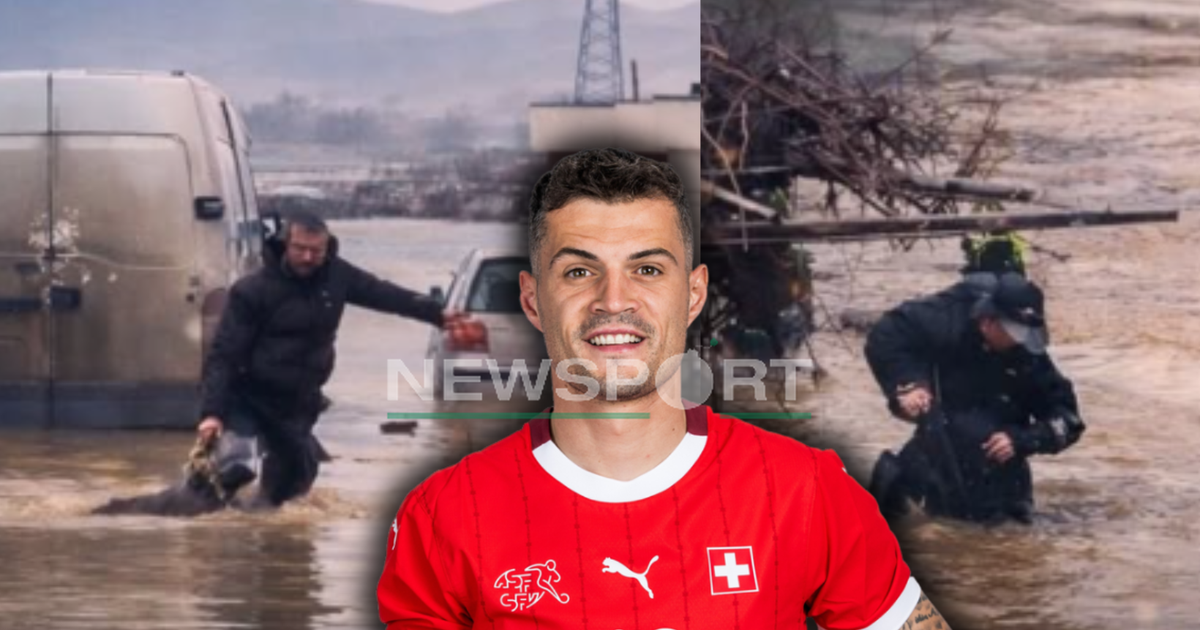 Përmbytjet masive  Granit Xhaka u vjen në  ndihmë  shqiptarëve