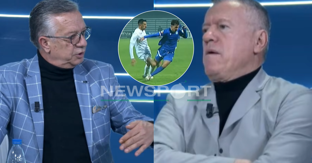 Penalltia që  tërboi  Tiranën  Bujar Pregja i del në krah arbitrit  Ka kontakt  Lirim Zalla kundërshton  Nuk është 11 metërsh 