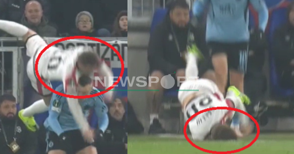 VIDEO  Panik prej mbrojtësit të Kombëtares  shqiptari rrëzohet FRIKSHËM në ndeshjen e Evropës dhe zëvendësohet menjëherë