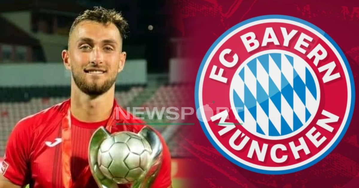 ZYRTARE  Erald Çinari me  sytë  nga Bayern Munich  ish sulmuesi i Partizanit firmos me ekipin e njohur