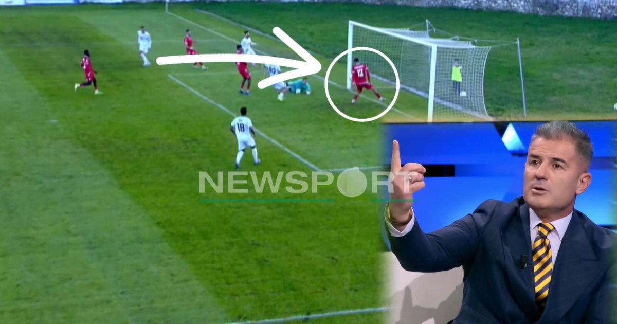 Prekja me dorë në Bylis   Dinamo që u injorua  Lorenc Jemini  kryqëzon  arbitrin Dyrmishi  Ishte penallti dhe karton i kuq 