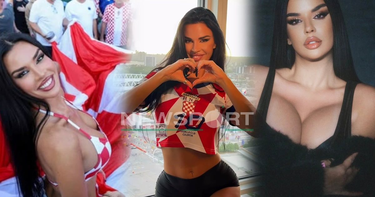 VIDEO  Nga Toronto për të  eliminuar  Portugalinë e CR7 tës  tifozja sensuale e Kroacisë i jep zemër Modricit  me shokë   Mund t ia dalim 