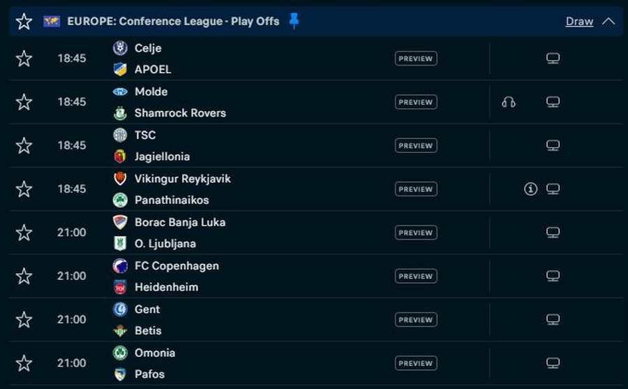 Conference League i bën “karshillëk” Europa League,